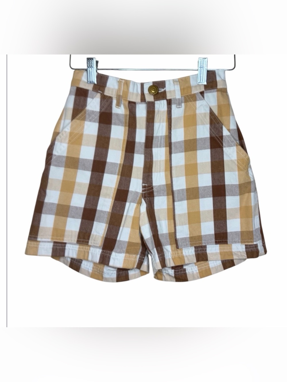 Big Bud Press trousers gingham shorts size XXS